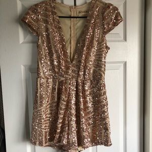 Sequined romper